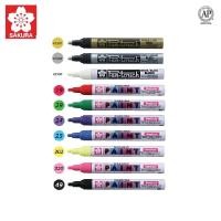 ราคา Sakura ปากกาเพ้นท์ Paint Marker Sakura หัวใหญ่ 2.0MM รุ่น XPMK-B ปากกาน้ำมัน ปากกาเขียนยาง ปากกาเพ้นท์รองเท้า กันน้ำ (13397020177)