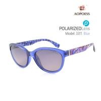 ราคา แว่นกันแดดผู้หญิง น้ำหนักเบา AOPOESS รุ่น 3311 เลนส์โพลาไรซ์ ตัดแสงสะท้อน (917848708)