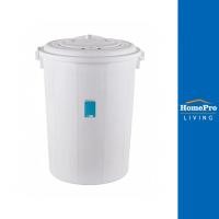 ราคา PLIM ถังน้ำถังน้ำกลมพร้อมฝาล็อค 115L (30.3.gl) สีขาว จัดส่งโดย HomePro (15610141137)