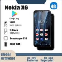 ราคา Nokia X6 32GB/64GB Qualcomm Snapdragon 636 Android รุ่น 8.1.0 3060mAh สมาร์ทโฟนมือสอง 5.6 นิ้ว 90 ใหม่ (27508248164)