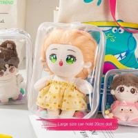 ราคา TREND Doll Display Bag, PVC Dust Doll Outing Storage Pouch, Multifunctional Waterproof Thicken with Zipper Transparent Makeup Bag Travel (52556998152)