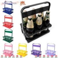 ราคา HGOUGVT 1 ชิ้นขวดเบียร์, ชั้นวางเบียร์แบบพับได้ 6 หลุม, Reusable Bar ตะกร้าแสดงเครื่องดื่มถ้วย Organizer ผู้ถือเครื่องดื่ม (52105867021)