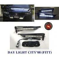 ราคา DAY LIGHT HONDA CITY 2008 FITT ติดใต้กระจัง สินค้าขายเป็นคู่ DRL CITY DAYTIME (23277787865)