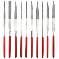 ราคา 10Pcs Diamond Needle File Set 3x140mm Mini Needle File Kit For Stone Glass Metal Carving Craft Hand Tools Needle File Se (26761941311)