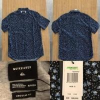 ราคา KEMEJA Quiksilver เสื้อเชิ้ตสั้นทอดเล็ก KVJ6 (3579535946)