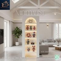 ราคา พีเอ็นเฟอร์นิเจอร์โคราช/ตู้โชว์โมเดล ตู้มินิมอล ตู้โค้ง ตู้อเนกประสงค์ ฉากไลฟ์สด (40671912506)
