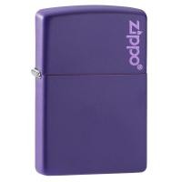 ราคา Zippo 237ZL Purple Matte Zippo Logo ของแท้ (56356589131)