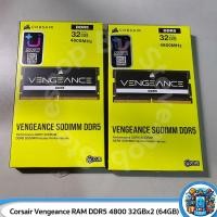 ราคา RAM Notebook 64GB (32GBx2) CORSAIR VENGEANCE DDR5 4800MHz (แรมโน๊ตบุ๊ค) (26409328178)