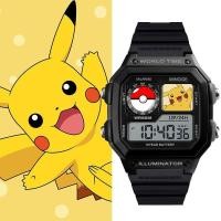 ราคา นาฬิกาอิเล็กทรอนิกส์ Pikachu นักเรียน กันน้ํา มีไฟกลางคืน นาฬิกาปลุก และดูวันที่ (51051832037)