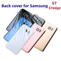 ราคา SAMSUNG ฝาหลังแบตเตอรี่สําหรับSamsung Galaxy S7 S7Edge SM-G9300 G9350 G930F G935P G930P G935FDปกหลังอะไหล่ซ่อมประตู (54057009756)