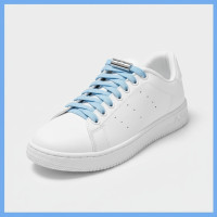 ราคา กดล็อคเชือกรองเท้าแบบยางยืด กว้าง 8 มม. แบน ไม่มีเชือกผูกสําหรับรองเท้าผ้าใบ (41526160395)