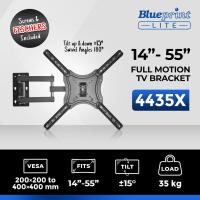 ราคา LED LCD TV Bracket 14–55 นิ้ว Blueprint Lite 4435X Full Motion Wall Mount VESA 400x400 Max 35Kg เอียงหมุน (54156511786)