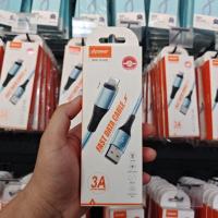ราคา สายชาร์จ(เฉพาะสาย) ชาร์จเร็ว 3A Fast Data Cable For iP D-power:CB-B05P รับประกัน1ปี สายไม่ขาดสายถัก (25627984756)