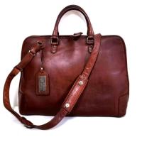 ราคา Samsonite กระเป๋าหนังแท้ กระเป๋าใส่เอกสาร โน๊ตบุ๊ค กระเป๋ามือสอง กระเป๋าเอกสารผู้ชาย men leather briefcase messenger bag (27089295159)
