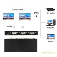 ราคา FUN DVI Splitters 1 in 2 4 8 Out 1080P Transmission Monitors Distribution Duplicators Video Splitters DVI Switchers Repl (57804761123)