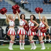 ราคา ⚽พร้อมส่งจากไทย มีรูปงานจริง ชุดตรีมเชียร์กีฬาสีขาวแดง แบบเซทพร้อมถุงเท้า (ใช้ธีมเชียร์ลีดเดอร์ได้จ้า) (1227144641)