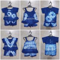 ราคา มัดย้อมเด็กสีคราม เสื้อ พร้อม กางเกง (10807448729)