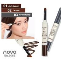 ราคา คิ้วเจล NOVO 5068 เจลเขียนคิ้วกันน้ำ แท้ มี อย. ฉลากไทย (7749422635)