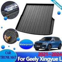 ราคา Car Trunk Floor Mats for Geely Xingyue L Accessories Monjaro KX11 2021~2024 Waterproof Carpet Prote (58005615804)