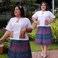 ราคา อก 48 52 54 56 58 นิ้ว เสื้อผ้าฝ้ายแต่งผ้าทอ เสื้อพื้นเมืองคนอ้วน (43908289082)