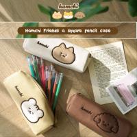 ราคา Hamchi and Friends Square Pen Pouch - Ivory / Beige / Brown (51551167704)