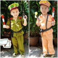 ราคา (ด่วน) ชุดเดิมของอุปกรณ์ตํารวจเด็กพร้อมอุปกรณ์เสริมเต็มรูปแบบ/ ชุดลุงทหารทหารเรือลายพรางพร้อมหมวกสําหรับเด็ก (29634739759)