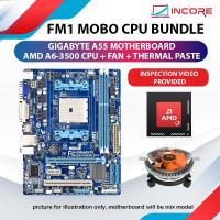 ราคา Bundle - Gigabyte A55M-DS2 พร้อม AMD A6-3500 Tri Core ซ็อกเก็ต FM1 เมนบอร์ด CPU โปรเซสเซอร์พัดลมฮีทซิงค์ DDR3 (19389098362)