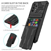 ราคา เคส Samsung Galaxy A32 เคส Samsung A14 เคส Samsung A24 Casing Samsung A04 Case Samsung S23 FE Case Samsung A31 Case Samsung A51 Case Samsung M13 Case Shockproof Bracket Card Slot Hybrid Armor Holder S