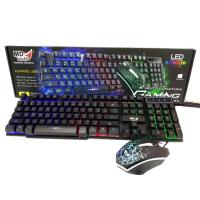 ราคา ชุดคู่ Keyboard+Mouse มีไฟ MD-TECH Gaming K3 +M30 (1657332584)