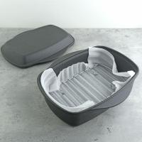 ราคา หม้ออบเหล็กหล่อ มีฝาปิด พร้อมตะแกรงรอง มือสองญี่ปุ่น (29879785936)