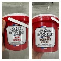 ราคา Bornier Dijon Mustand 1 KG. ดิจอง มัสตาร์ด ซอสมัสตาร์ดปรุงรส บอเนียร์ / Wholegrain Mustard (52606743694)