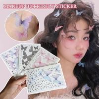 ราคา Face Jewels Body Brow แต่งหน้าคริสตัล Tattoo Fairy Beauty Self กาว 3D สติกเกอร์ผีเสื้อ Pearl Diamond (40610332600)