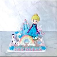 ราคา เค้กวุ้นกะทิวันเกิด เจ้าหญิงเอลซ่าElsa Frozen (10634730727)