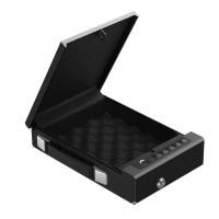 ราคา ตู้เซฟนิ้วมือ พร้อมแอพ กันขโมย รุ่นพกพา เหมาะสำหรับรถยนต์ เก็บปืน ของมีค่า ระบบความปลอดภัยสูง ล็อคอัจฉริยะ ควบคุมผ่านมือ (56206581074)