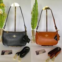 ราคา ♞,♘,♙หนังแท้ นิ่ม ละมุน / กระเป๋าสะพายผู้หญิง Coach ทรงพอช / crossbody กระเป๋าโค้ชพอช รหัส P 983 (28900317835)