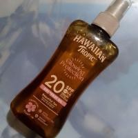 ราคา ออยล์อาบแดด ผิวแทน Hawaiian Tropic Tanning dry oil spray gel bronze Sun Tan Sunscreen SPF15 น้ำมัน สเปรย์กันแดด (1917465716)