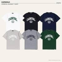 ราคา Carnival FW23 Academy T-Shirt สีดำขาว เขียว กรม (18467225693)