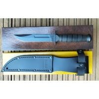 ราคา มีด Mini Ka-Bar ด้ามยาง ปลอกหนังดำ (1256) (26805786993)