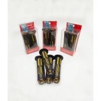 ราคา ปลอกแฮนด์ยาง DAYTONA สีทอง พร้อมตุ้มน็อตอุดปลายแฮนด์สีทอง (23060845957)