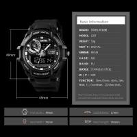 ราคา SKMEINew Men Fashion Sports Watch Digital Casual Wristwatches Alarm Dual Display Waterproof Military Chrono Watches 135 (9979418058)