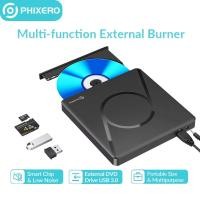 ราคา PHIXERO ภายนอก Blu-Ray Burner ไดรฟ์ USB3.0 ภายนอก Blu Ray DVD 3D Slim Optical Drive Blu-Ray Writer Reader CD/DVD สําหรับหน้าต่าง (40463206510)