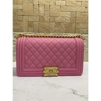 ราคา กระเป๋าChanelBoy10นิ้วสีชมพูสภาพ99% (13945341938)