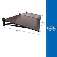ราคา SUNSHIELD กันสาดโพลีคาร์บอเนต ขาตรง 100x200 ซม. สีน้ำตาลเข้ม จัดส่งโดย HomePro (17494301285)