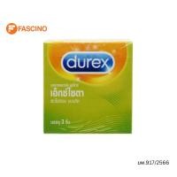 ราคา Durex Excita ถุงยางอนามัย ผิวเรียบ ผนังขนาน ถุงยางอนามัยโปร่งแสง เจือสีชมพู (3361557749)