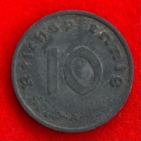 ราคา เหรียญเยอรมันสมัยนาซี Germany 10 reichspfennig ปี 1940A เหรียญ​ต่างประเทศ (40703571722)