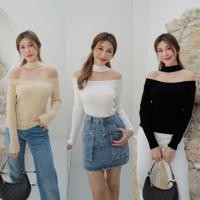 ราคา Jocho topTag INTUON เสื้อแขนยาวแต่งโชคเกอร์คล้องคอ นางเอกเกาหลีสุดๆ ตัวนี้โชคเกอร์มาจากด้านหลัง เนื้อผ้าไหมพรมแบบนิ่ม (21662863666)