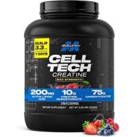 ราคา MuscleTech Creatine Monohydrate Powder - Cell-Tech Creatine Powder Post Workout Recovery Drink, Muscle Builder & Musclebuilding Creatine plement - Punch, 6 ปอนด์ (56 Serv) - Packagi (42377949074)