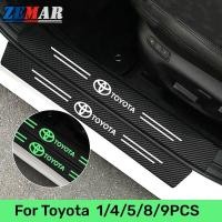 ราคา สติกเกอร์คาร์บอนไฟเบอร์ ป้องกันรอยขีดข่วน แบบเรืองแสง สําหรับ Toyota Prius Fortuner Corolla Cross CHR Camry Wish Vios Veloz Estima Sienta Yaris Ativ Altis Sienta bZ4X Hiace Hilux Revo (17195373462)