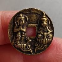 ราคา คอลเลกชันเหรียญโบราณ Chunhua Ingot กลับพระพุทธรูปคู่เหรียญทองแดงกระเป๋าสตางค์คู่เยื่อกระดาษลัทธิเต๋าเก่าเหรียญราชวงศ์เพลงเหรียญโบราณ 03--10 (57707020898)
