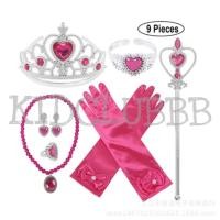 ราคา ชุดเซตคฑาเจ้าหญิง (ถุงมือ+คฑา+มงกุฎ+สร้อยคอ) ขนาดสำหรับเด็ก สีชมพูเข้ม เจ้าหญิง Frozen จำนวน 9 ชิ้น (27710694465)
